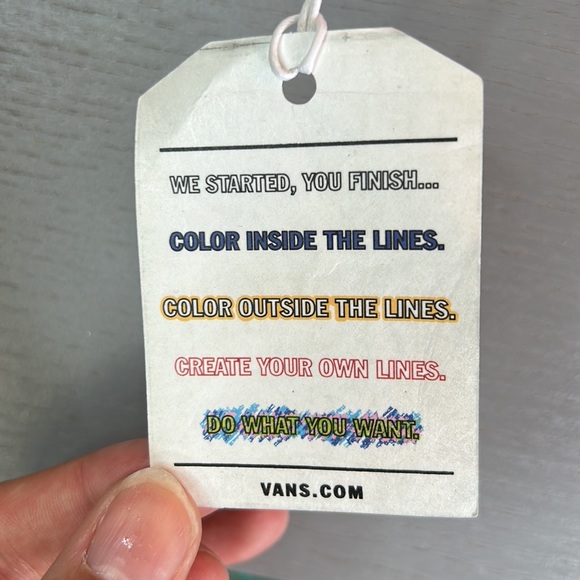 Vans UPaint White Animal Print Shoes - Picture 6 of 7